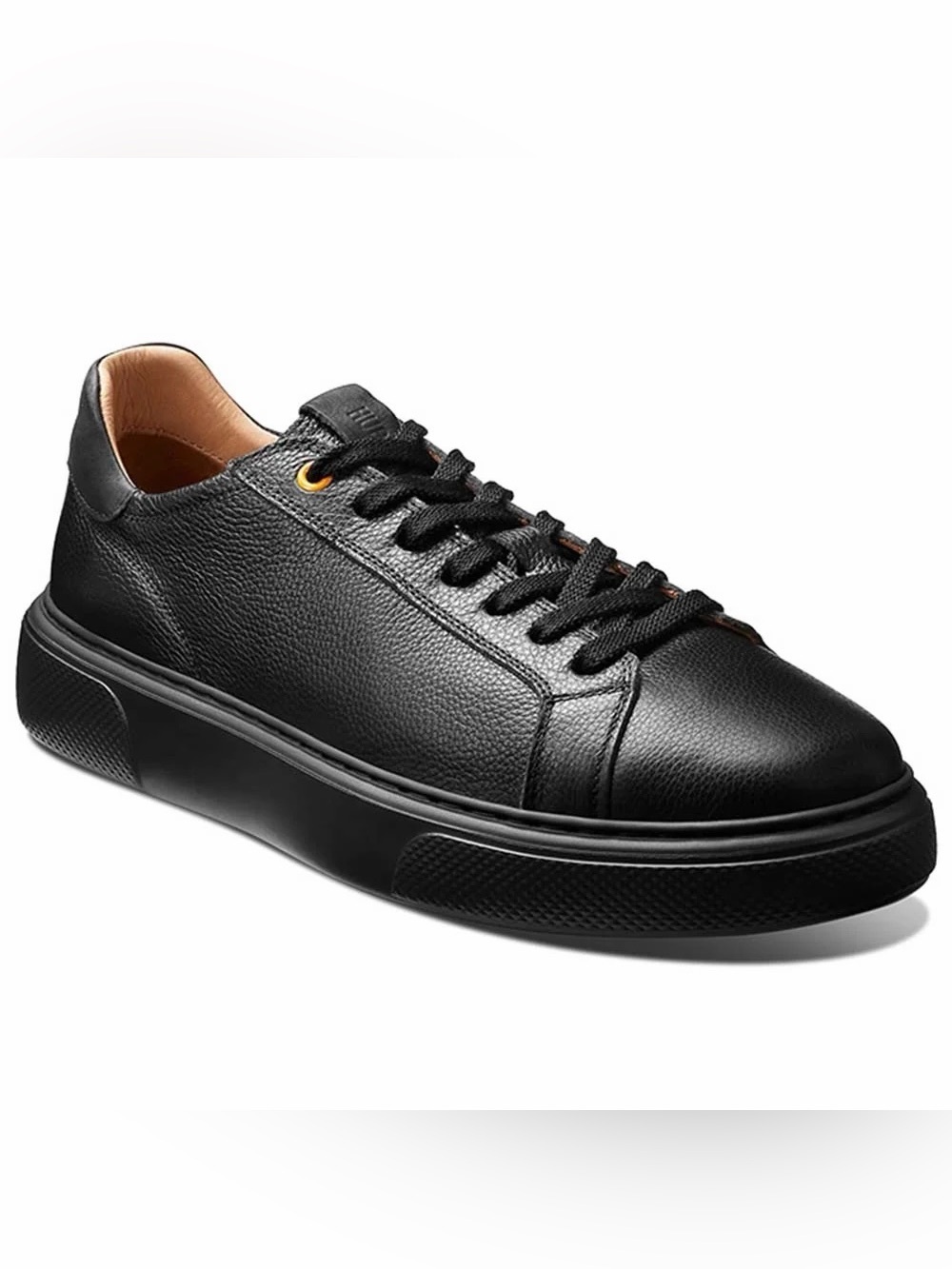 Samuel Hubbard Men's Sunset Sneaker 2.0 in Black Leather, Size 10 Medium